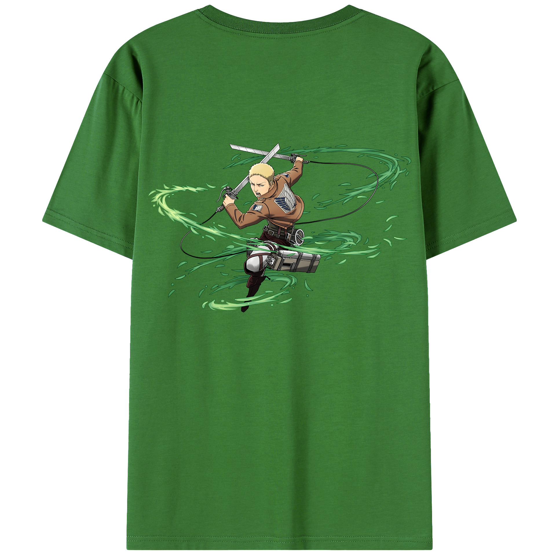 （画像用） 進撃の巨人 ライナー・ブラウン Attack on Titan Reiner Braun レディース半袖Tシャツ(バックプリント)